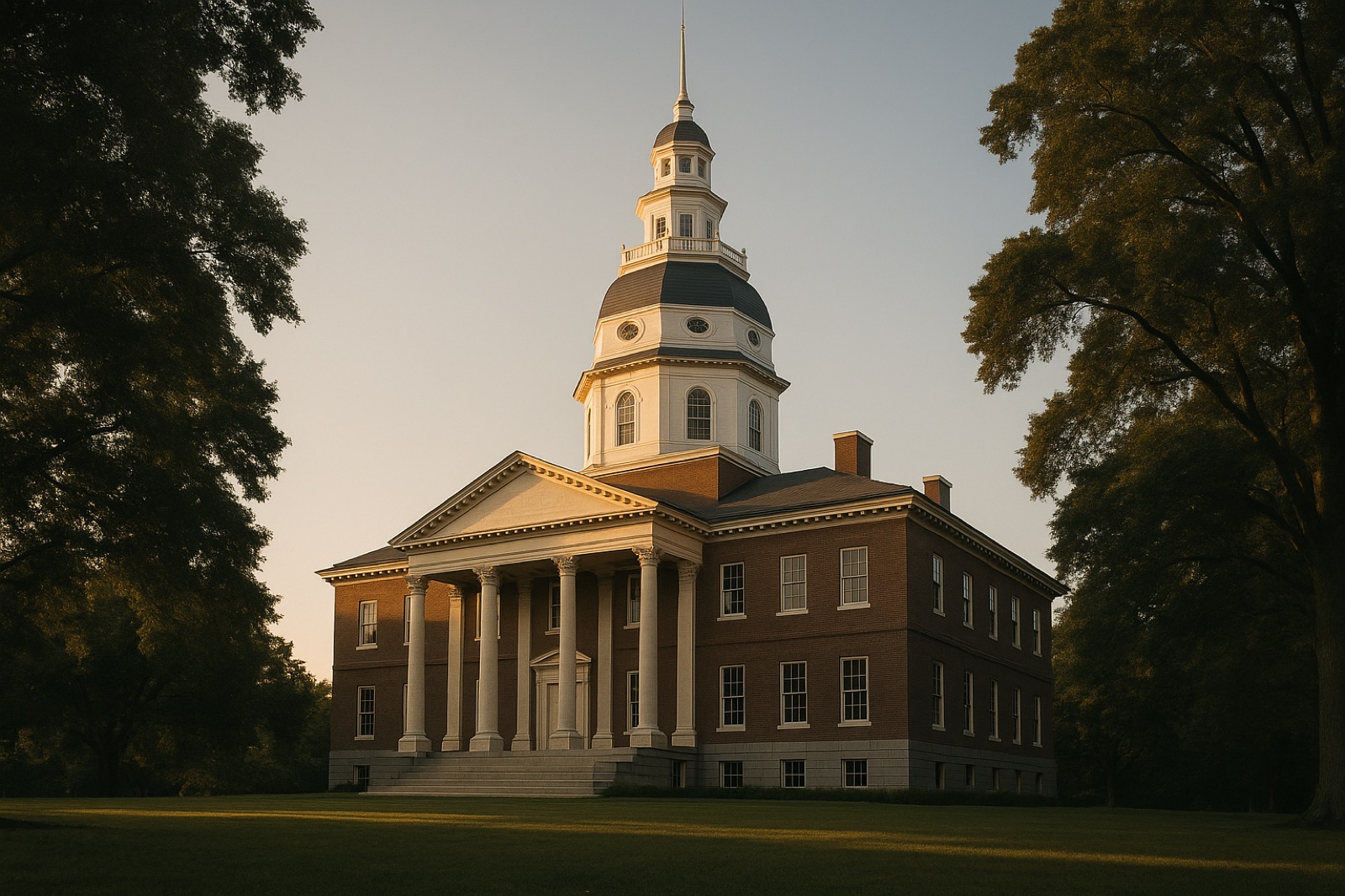 The Maryland State House in Annapolis